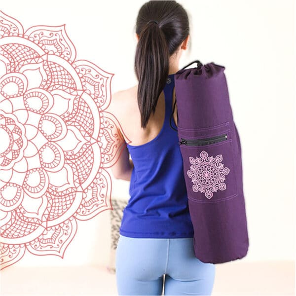 Canvas Yoga Mat Bag-6