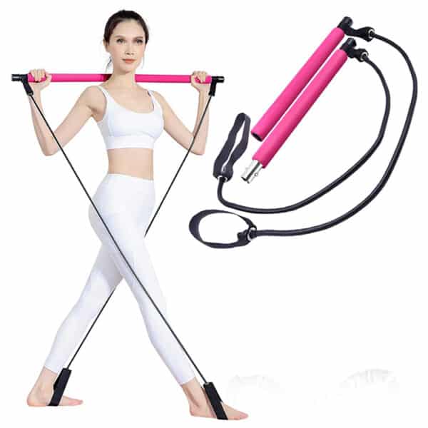 Pilates Bar Kit With Resistance Band-1