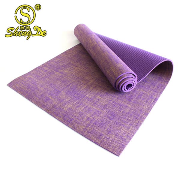 Pvc Jute Yoga Mat-1