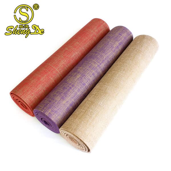 Pvc Jute Yoga Mat-5