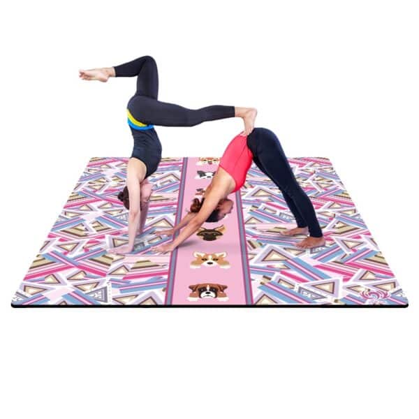 Suede Yoga Mat For Two Yogi-1