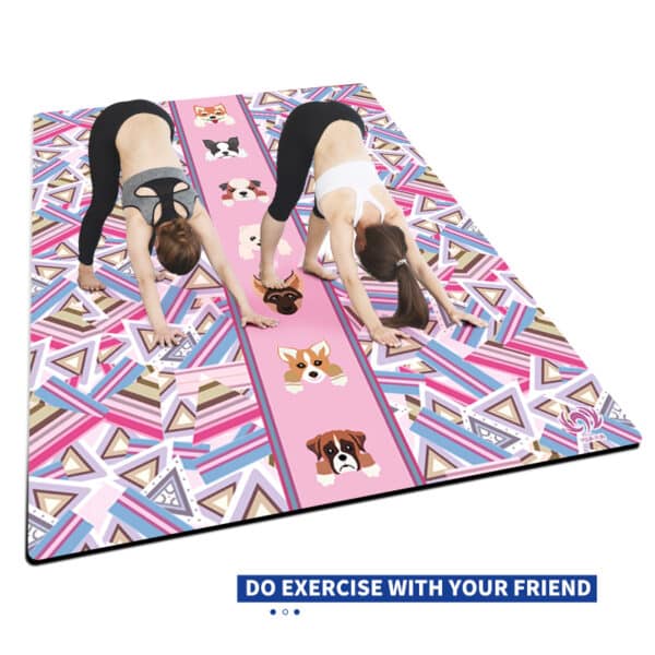 Suede Yoga Mat For Two Yogi-3